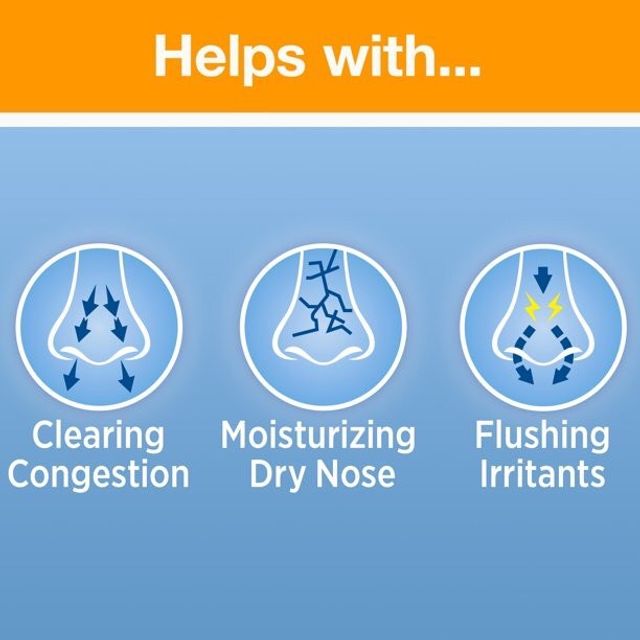 Set 3 chai xịt mũi Simply Saline Nasal Mist 381g 2